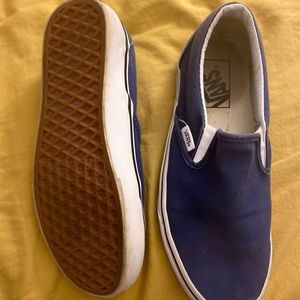 Women’s Slip On Navy Vans Size 7